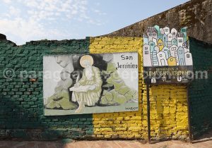 Fresque murale San Jerónimo Asunción