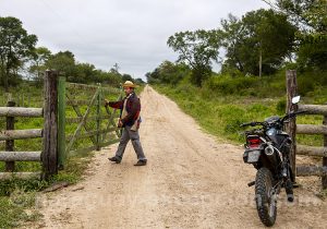 Entrée de l'estancia Esmeralda