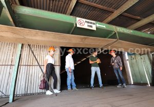 Visite de la zone de stockage, Yvy