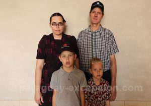 Famille mennonite, Chaco Famille mennonite, Chaco