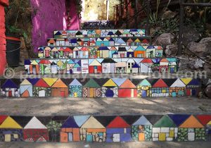 Escaliers colorés San Jerónimo Asunción