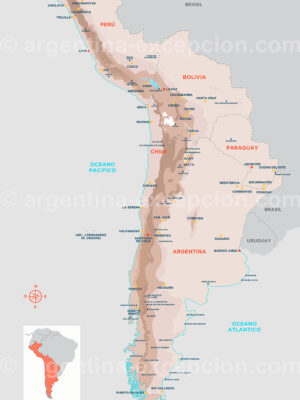 Carte 5 pays de nos agences Execpción Carte 5 pays de nos agences Execpción