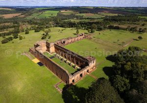 Ruines Jesús de Tavarangüé vue du ciel