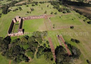 Ruines Jesús de Tavarangüé vue du ciel