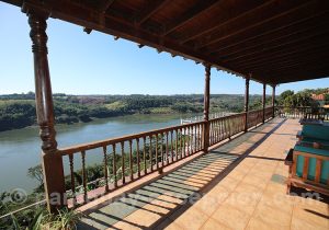 Vue du fleuve Paraná depuis l'hôtel