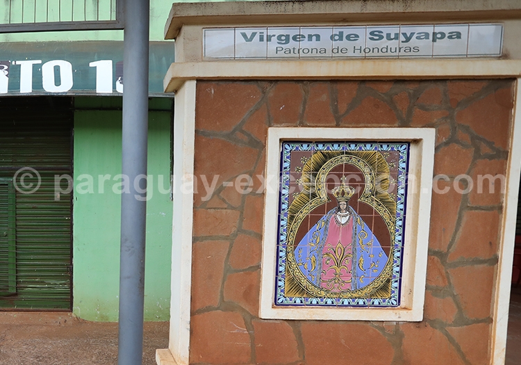 Route des vierges patronnes nationales, Encarnación, Paraguay, Vierge Suyapa